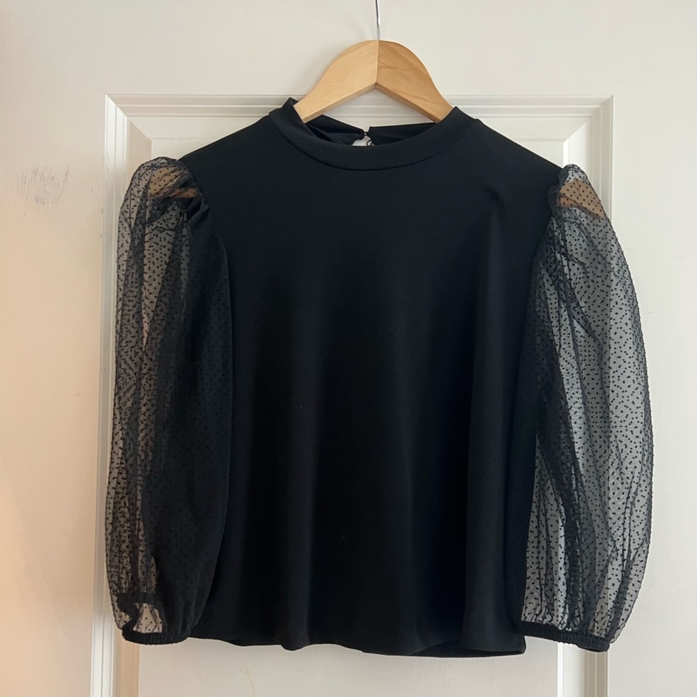 Black top from Mango.